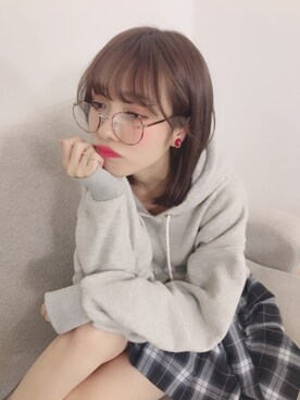 前田希美さん（レディース・158cm）の冬コーディネート