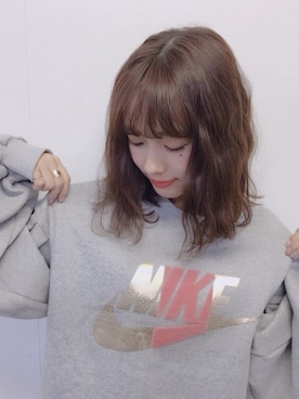 「D&B By DABAGIRL（-）のアイテム」を使った、前田希美さん（レディース・158cm）の春コーディネート