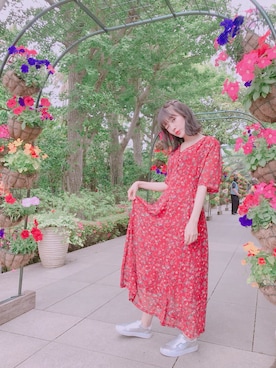 前田希美さん（レディース・158cm）の春コーディネート