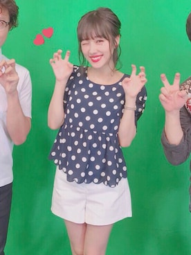 前田希美さん（レディース・158cm）の夏コーディネート