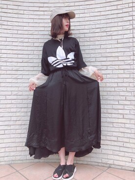 前田希美さん（レディース・158cm）の夏コーディネート