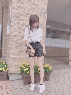 前田希美さんの「直営店購入!グッチ☆Ophidia GG Supreme mini bag」を使ったコーディネート