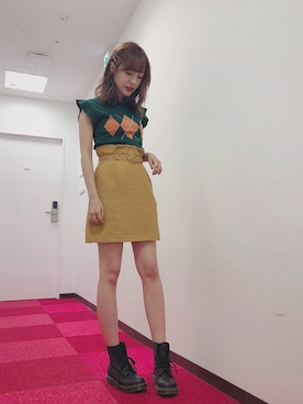 前田希美さん（レディース・158cm）の秋コーディネート