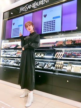 前田希美さん(レディース・158cm)の春コーディネート