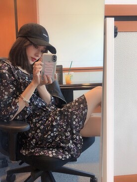 前田希美さん（レディース・158cm）の春コーディネート