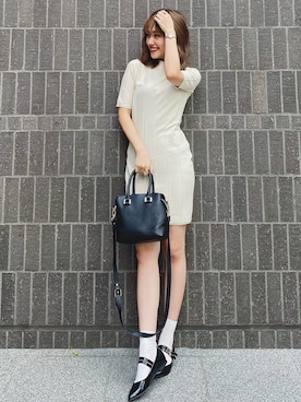 前田希美さん(レディース・158cm)の春コーディネート