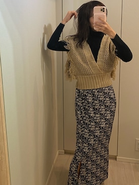 「N WITH.（エヌウィズ）のアイテム」を使った、前田希美さん（レディース・158cm）の秋コーディネート