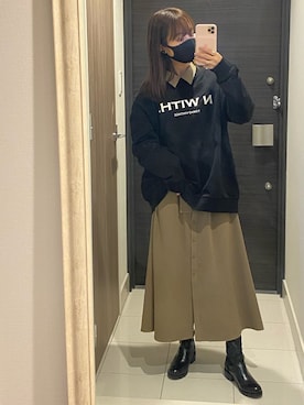 前田希美さん（レディース・158cm）の秋コーディネート