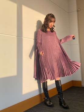 前田希美さん（レディース・158cm）の秋コーディネート