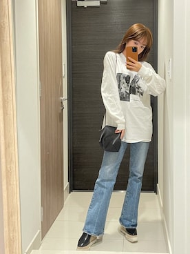 前田希美さん（レディース・158cm）の春コーディネート