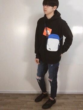 「アイテム（ドレスシューズ）」を使った、yukiさん（メンズ・175cm）の冬コーディネート