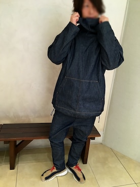 「アイテム（ブルゾン）」を使った、垂金権造さん（メンズ・171cm・30代）の冬コーディネート