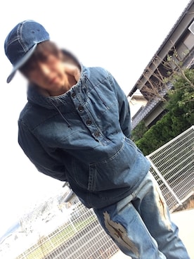 「Johnbull Private labo（ジョンブルプライベートラボ）のアイテム（ダウンジャケット/コート）」を使った、垂金権造さん（メンズ・171cm）の冬コーディネート