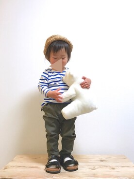 mariさん（キッズ・100cm）の春コーディネート