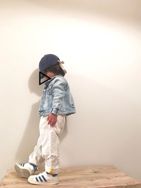 「カオリノモリノコ（カオリノモリノコ）のアイテム」を使った、mariさん（キッズ・90cm）の冬コーディネート