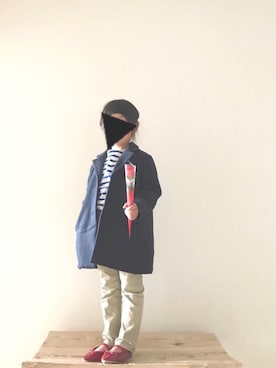 mariさん（キッズ・110cm）の春コーディネート