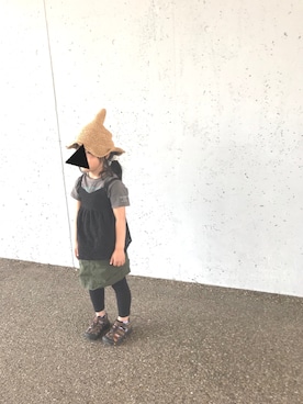 mariさん（キッズ・110cm）の春コーディネート