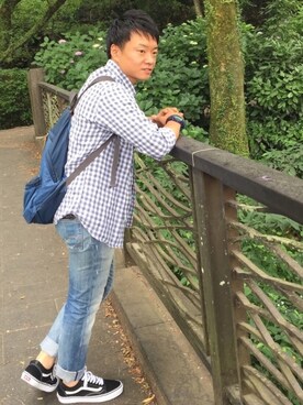 yu_kiさん（メンズ・165cm）の夏コーディネート