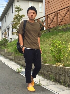 「SALVI（サルヴィ）のアイテム」を使った、yu_kiさん（メンズ・165cm）の夏コーディネート