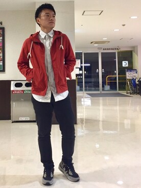 「JOURNAL STANDARD relume（ジャーナルスタンダード　レリューム）のアイテム（マウンテンパーカー）」を使った、yu_kiさん（メンズ・165cm）の秋コーディネート