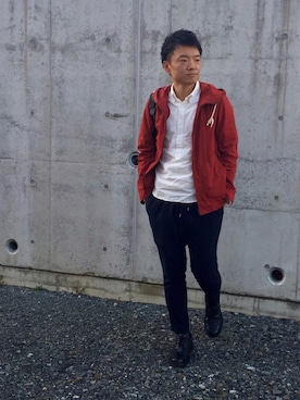 「JOURNAL STANDARD relume（ジャーナルスタンダード　レリューム）のアイテム（マウンテンパーカー）」を使った、yu_kiさん（メンズ・165cm）の秋コーディネート