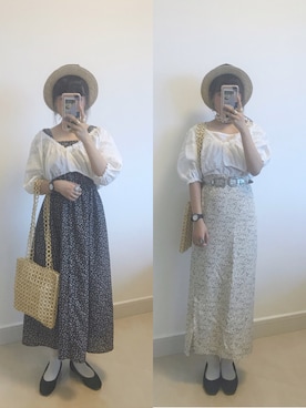 「日系极简」｜「アイテム（スカート）」を使った、specialKayeeさん（レディース・150cm）の夏コーディネート