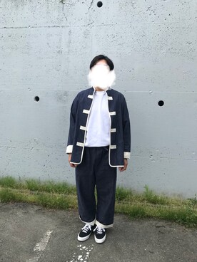 「NOWHAW（ノウハウ）のアイテム」を使った、khさん（メンズ・171cm）の春コーディネート
