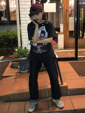 「WEGO（ウィゴー）のアイテム（ヘアバンド）」を使った、MINOさん（レディース・153cm）の春コーディネート