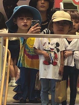 「PAMEO POSE」｜「アイテム（帽子）」を使った、MINOさん（レディース・154cm）の夏コーディネート