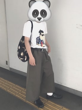 「SHUTTLE（シャトル）のアイテム」を使った、pandaさん（メンズ・170cm）の秋コーディネート