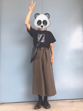 「SHUTTLE（シャトル）のアイテム」を使った、pandaさん（メンズ・170cm）の秋コーディネート