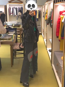「GUCCI（グッチ）のアイテム（その他）」を使った、pandaさん（メンズ・170cm）の冬コーディネート