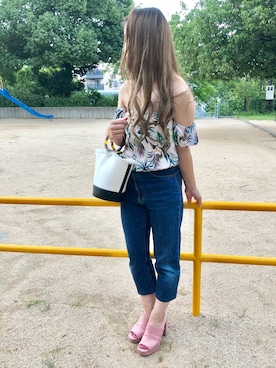 「オールバック」｜「アイテム（アクセサリー）」を使った、Yuuriさん（レディース・148cm）の夏コーディネート