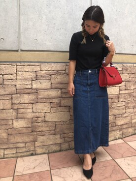 「フィッシュボーン」｜Yuuriさん（レディース・148cm）の秋コーディネート