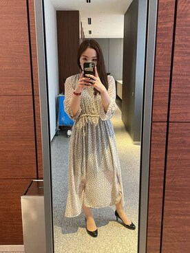 「Christian Louboutin（クリスチャンルブタン）のアイテム（パンプス）」を使った、kurikohさん（レディース・156cm）の春コーディネート