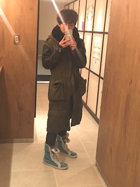「Marc by Marc Jacobs（マークバイマークジェイコブス）のアイテム（シューズ）」を使った、Adadaさん（レディース・163cm）の冬コーディネート
