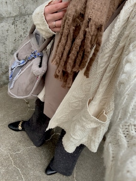 mamiiruuuuuuu◡̈♥さん（レディース・158cm）の冬コーディネート