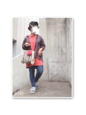 mamiiruuuuuuu◡̈♥さん（レディース・158cm）の秋コーディネート