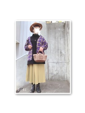 mamiiruuuuuuu◡̈♥さん（レディース・158cm）の秋コーディネート