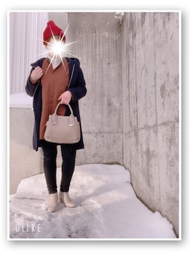 「DRESKIP（ドレスキップ）のアイテム（ブーツ）」を使った、mamiiruuuuuuu◡̈♥さん（レディース・158cm）の冬コーディネート