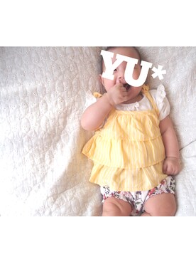 yuuu.*:さん（キッズ・70cm）の夏コーディネート