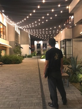 「BEAMS（ビームス）のアイテム（クラッチバッグ）」を使った、こはさん（メンズ・173cm）の春コーディネート