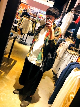 「DAMMY（ダミー）のアイテム」を使った、ゆうさん（メンズ・173cm）の夏コーディネート