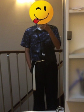 「DAISO（DAISO）のアイテム（アナログ腕時計）」を使った、むらさきむらさん（メンズ・177cm）の夏コーディネート