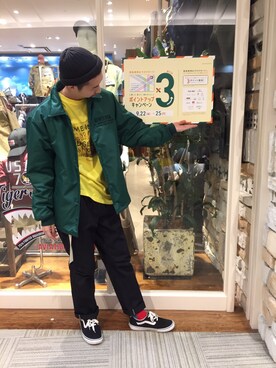 「西宮ガーデンズ」｜Pakkun14さん（メンズ・165cm）の秋コーディネート