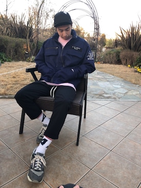 Pakkun14さん（メンズ・165cm）の春コーディネート