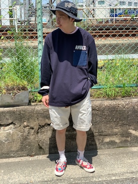 Pakkun14さん（メンズ・165cm）の夏コーディネート