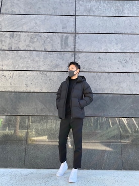 「UNIQLO（ユニクロ）の50色ソックス（消臭機能付き）（ソックス/靴下）」を使った、ryoxxx12さん（メンズ・177cm）の冬コーディネート