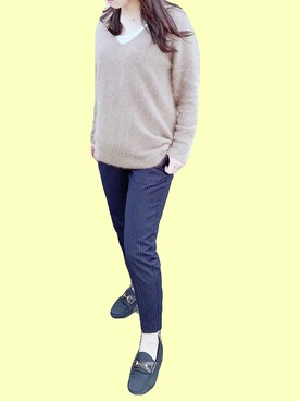 あんさん（レディース・154cm）の冬コーディネート