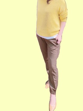 「おちびさん」｜「アイテム（パンプス）」を使った、あんさん（レディース・154cm）の春コーディネート